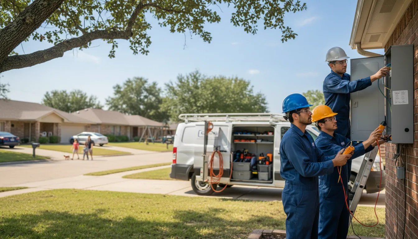 Certified electrician providing emergency electrical services in Elizabeth, AR